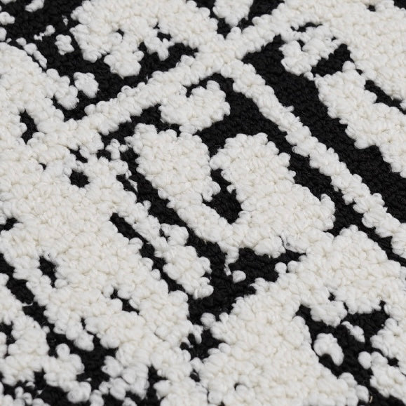 Classic Scandinavian 3D design Wilton woven carpet (Seine River) 