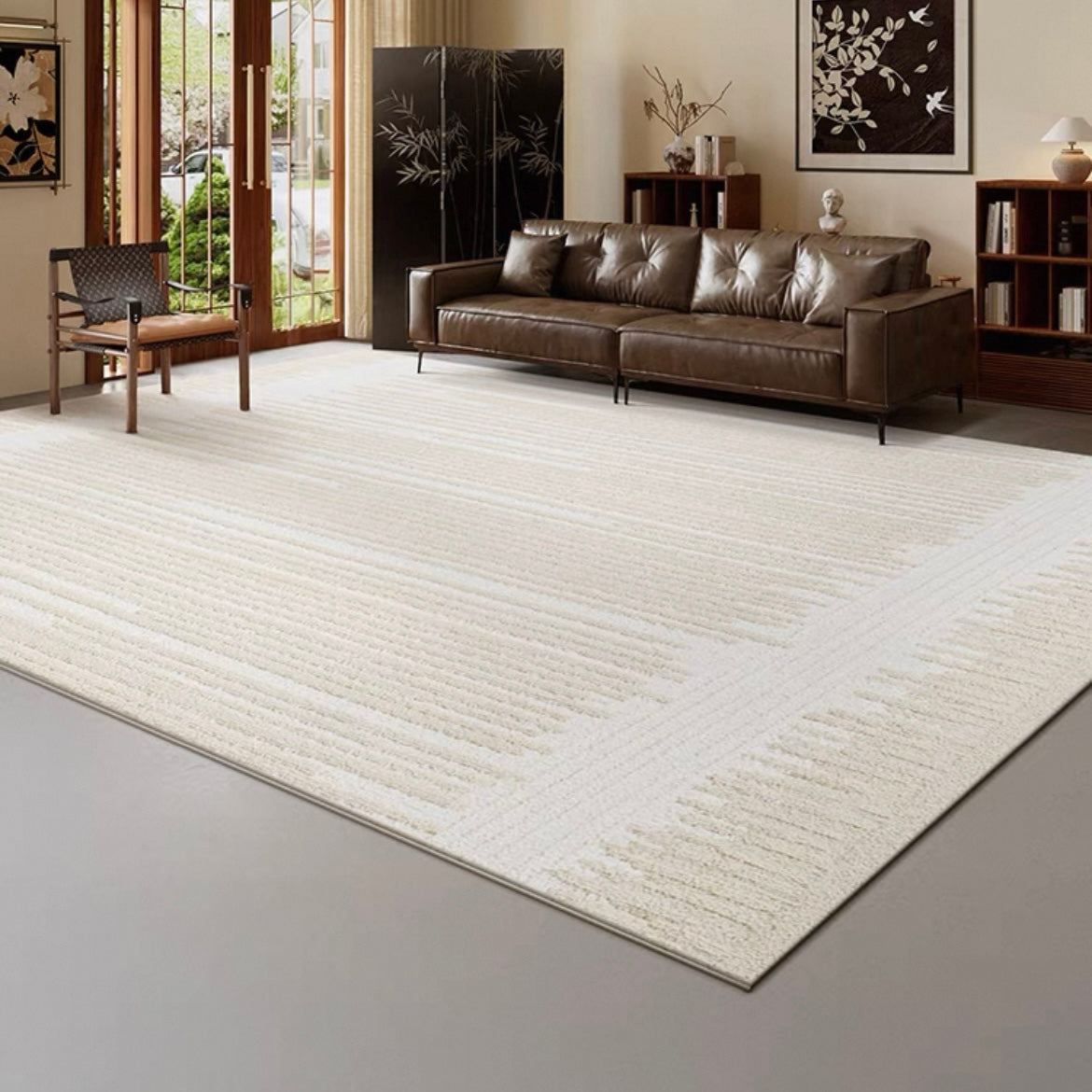 Classic Nordic 3D design Wilton woven carpet (Paris) 