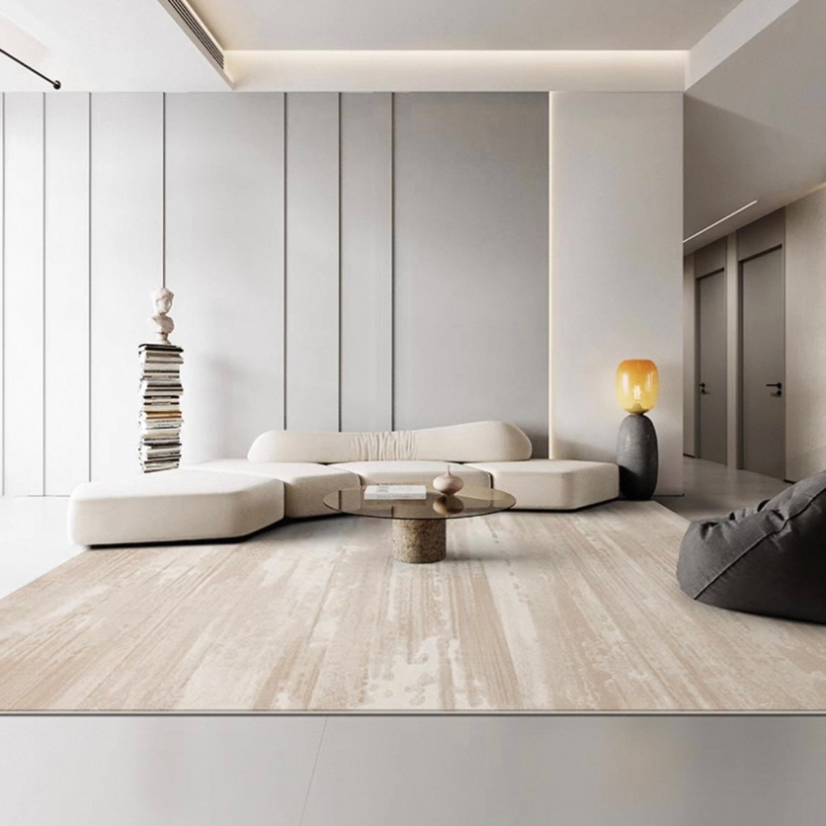 Classic Scandinavian 3D design Wilton woven carpet (Wanni) 