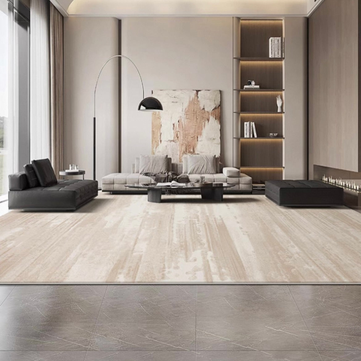 Classic Scandinavian 3D design Wilton woven carpet (Wanni) 