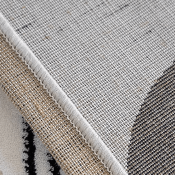 Retro-modern design! Durable Wilton woven rug (1920s) 