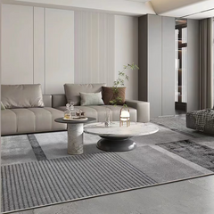 A classic Nordic 3D design Wilton woven carpet (Sea of ​​Clouds) 