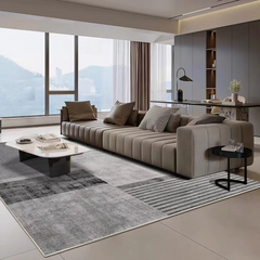 A classic Nordic 3D design Wilton woven carpet (Sea of ​​Clouds) 