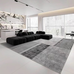 A classic Nordic 3D design Wilton woven carpet (Sea of ​​Clouds) 