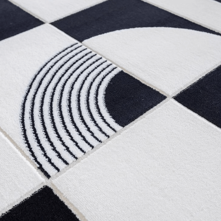 Retro-modern design! Durable Wilton woven rug (1920s) 