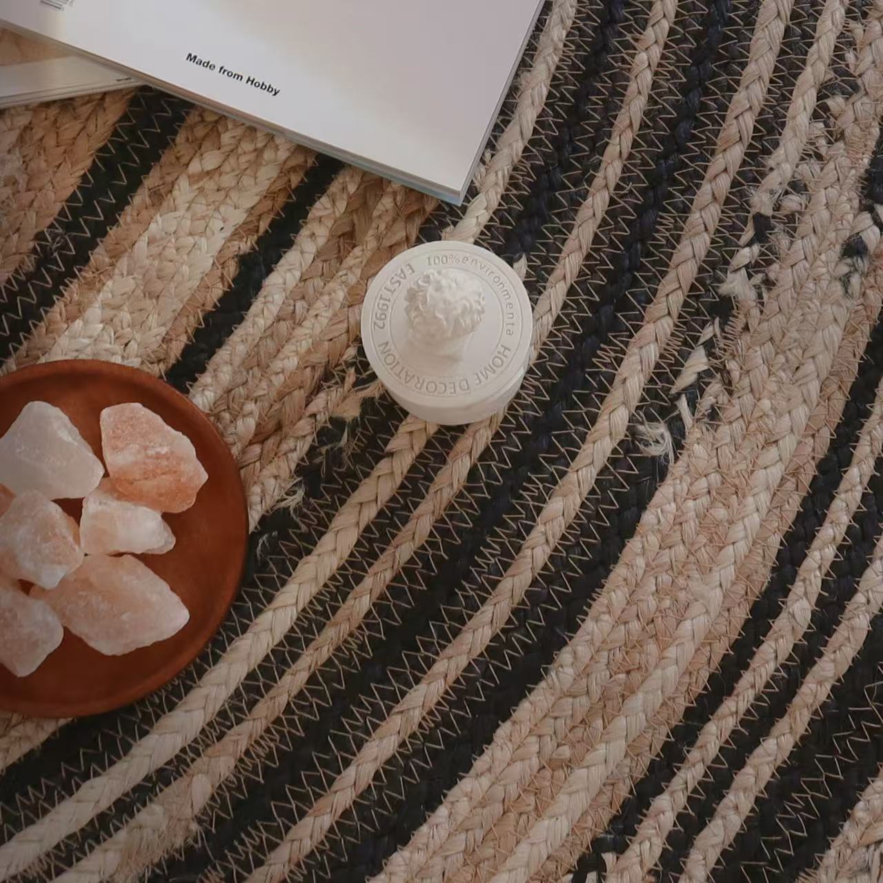 Natural jute carpets for summer (19) 