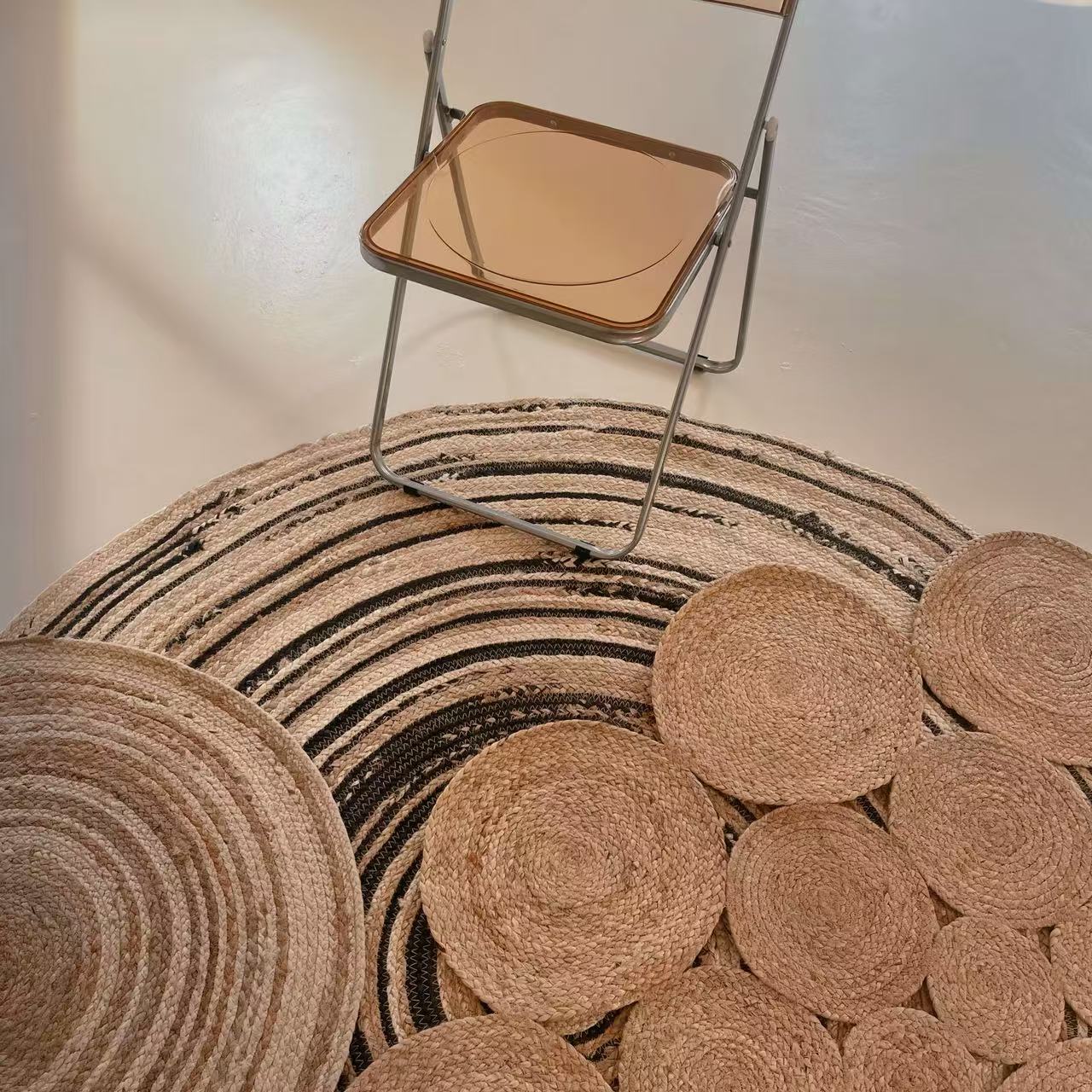 Natural jute carpets for summer (19) 