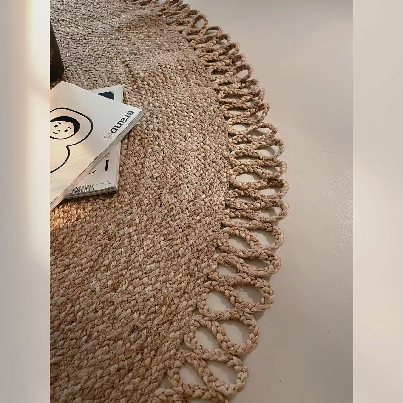 Natural jute carpets for summer (19) 