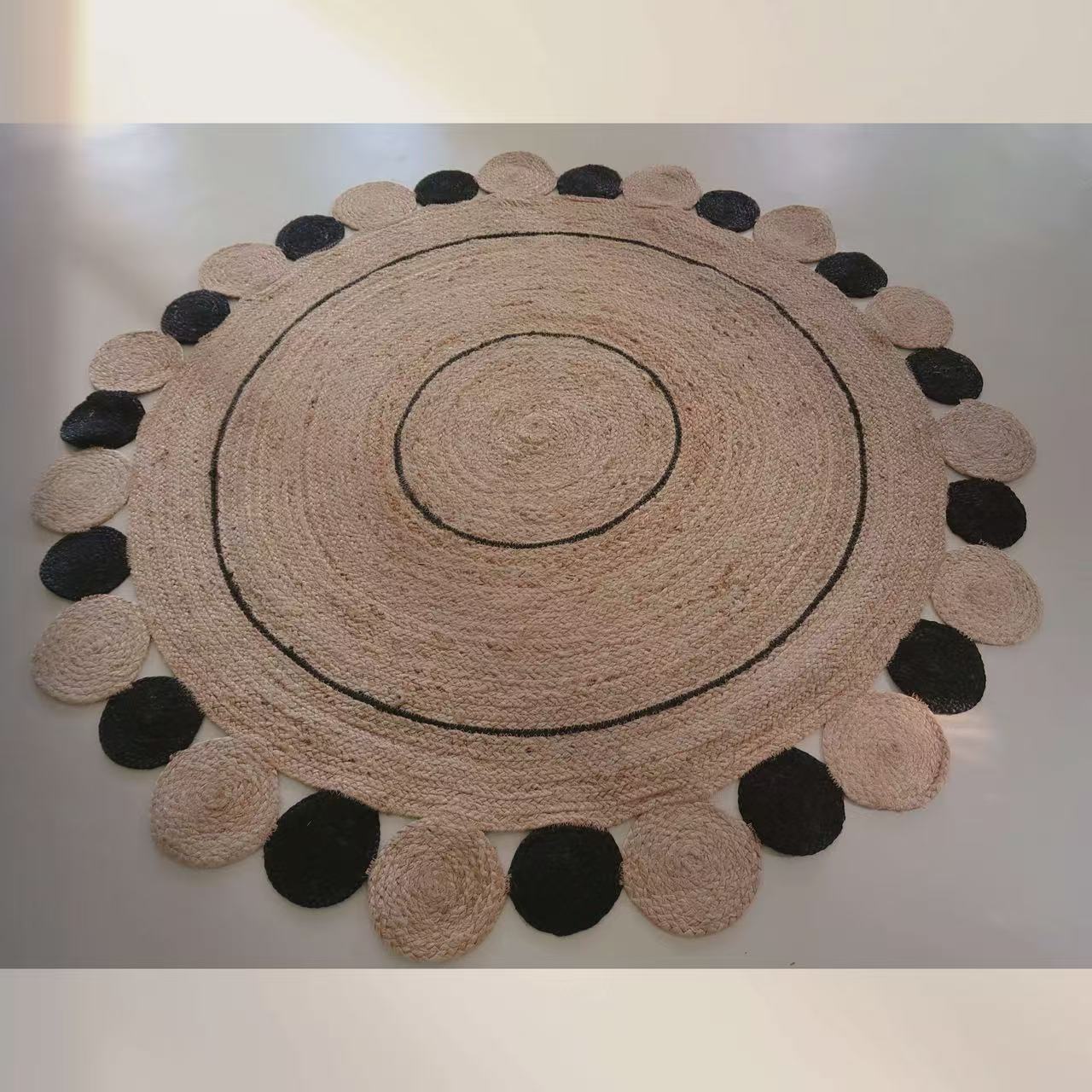 Natural jute carpets for summer (19) 