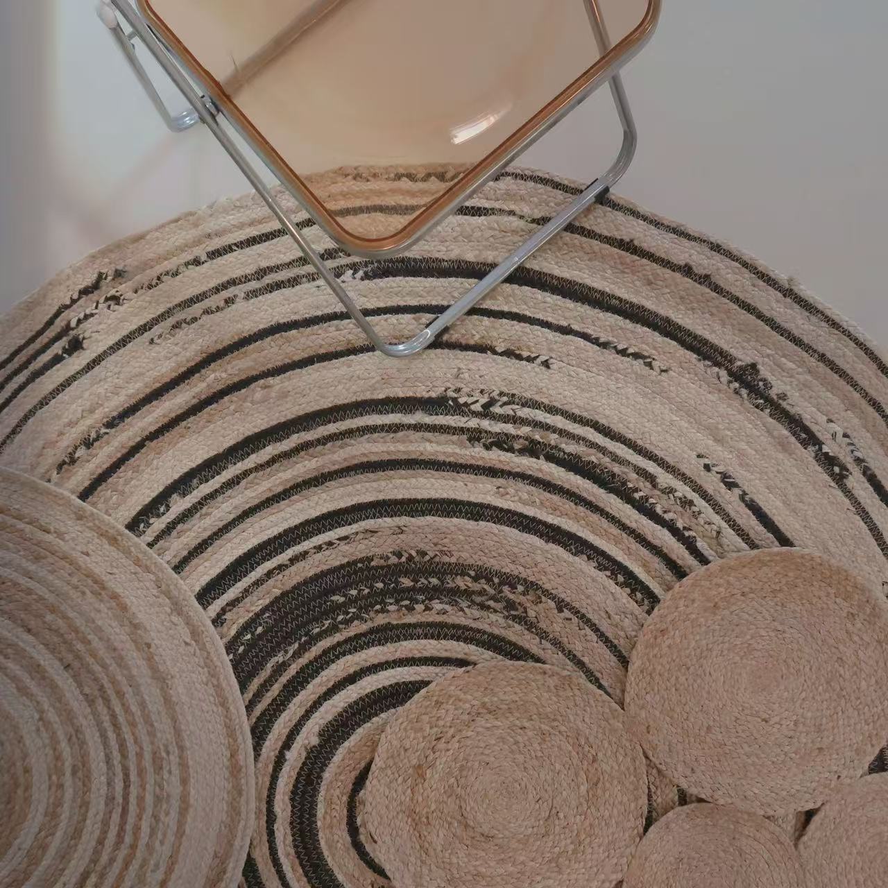 Natural jute carpets for summer (19) 