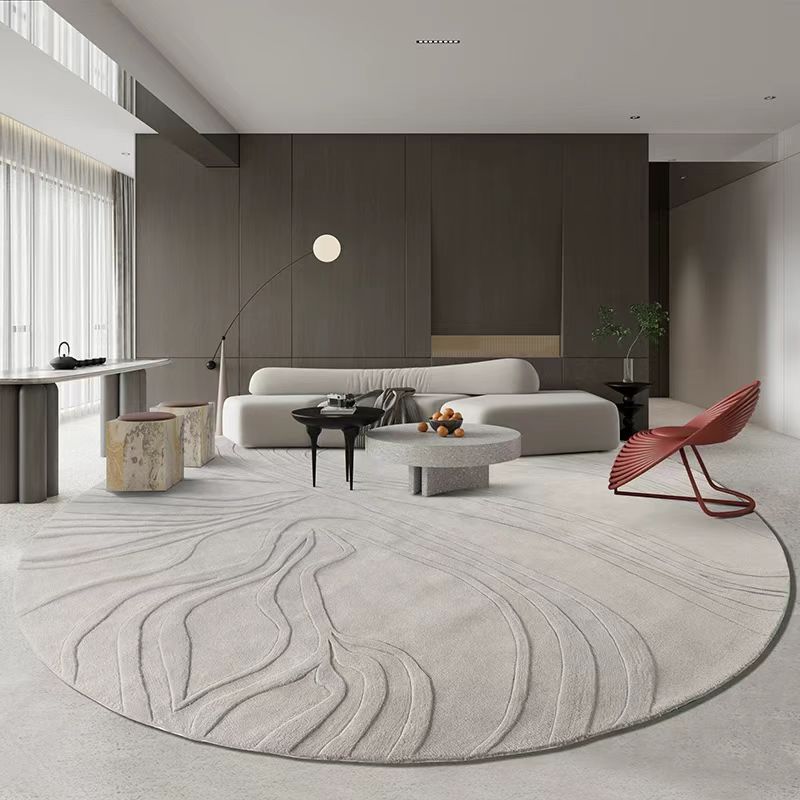 Luxury handmade tufted gun stitch carpet (Ripples)