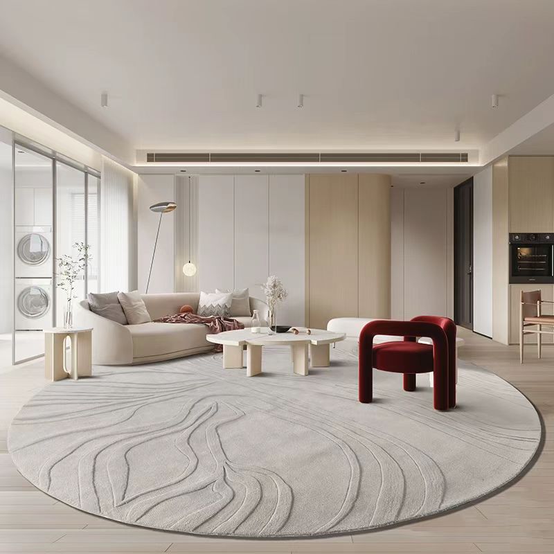 Luxury handmade tufted gun stitch carpet (Ripples)