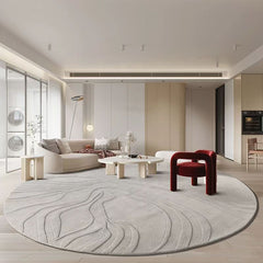 Luxury handmade tufted gun stitch carpet (Ripples)