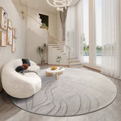 Luxury handmade tufted gun stitch carpet (Ripples)