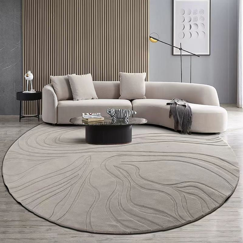 Luxury handmade tufted gun stitch carpet (Ripples)