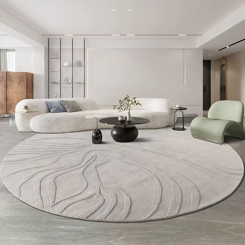 Luxury handmade tufted gun stitch carpet (Ripples)