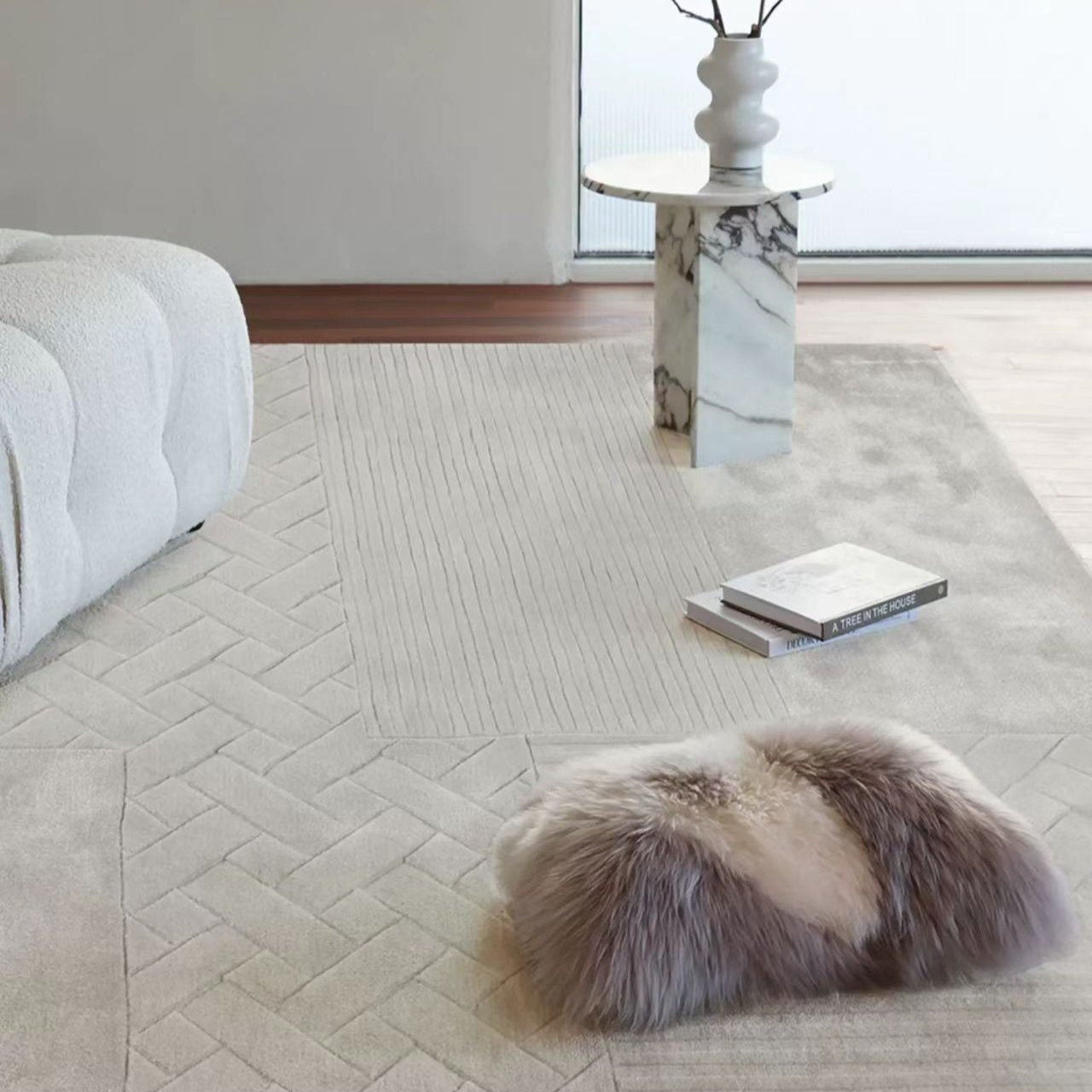 Luxury handmade tufted gun stitch carpet (Cookies)