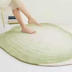 Luxury handmade tufted gun stitch carpet (Pond)