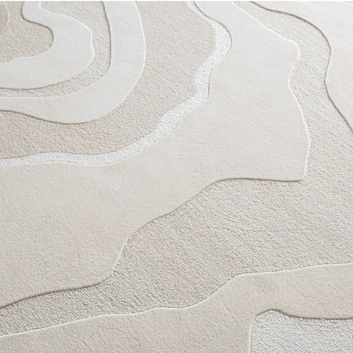Luxury handmade tufted gun stitch carpet (Waves)