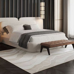 Luxury handmade tufted gun stitch carpet (Waves)
