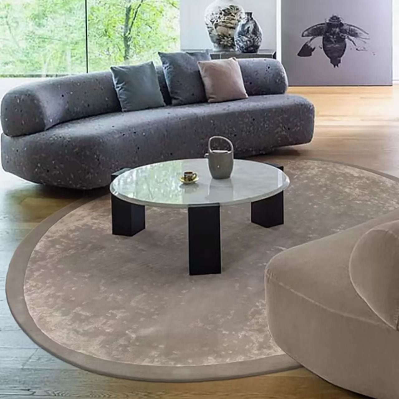Luxury handmade tufted gun stitch carpet (Island 5)