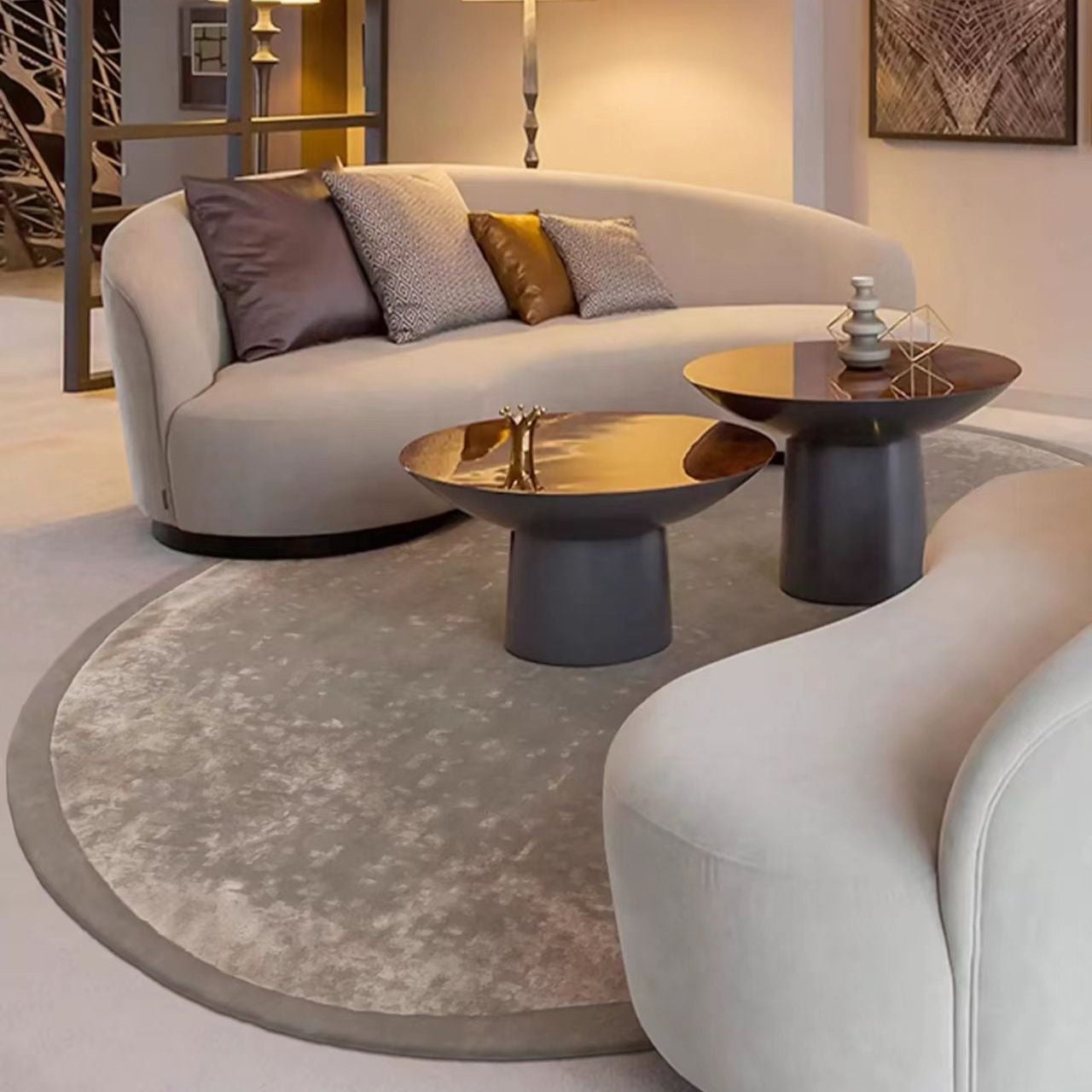 Luxury handmade tufted gun stitch carpet (Island 5)