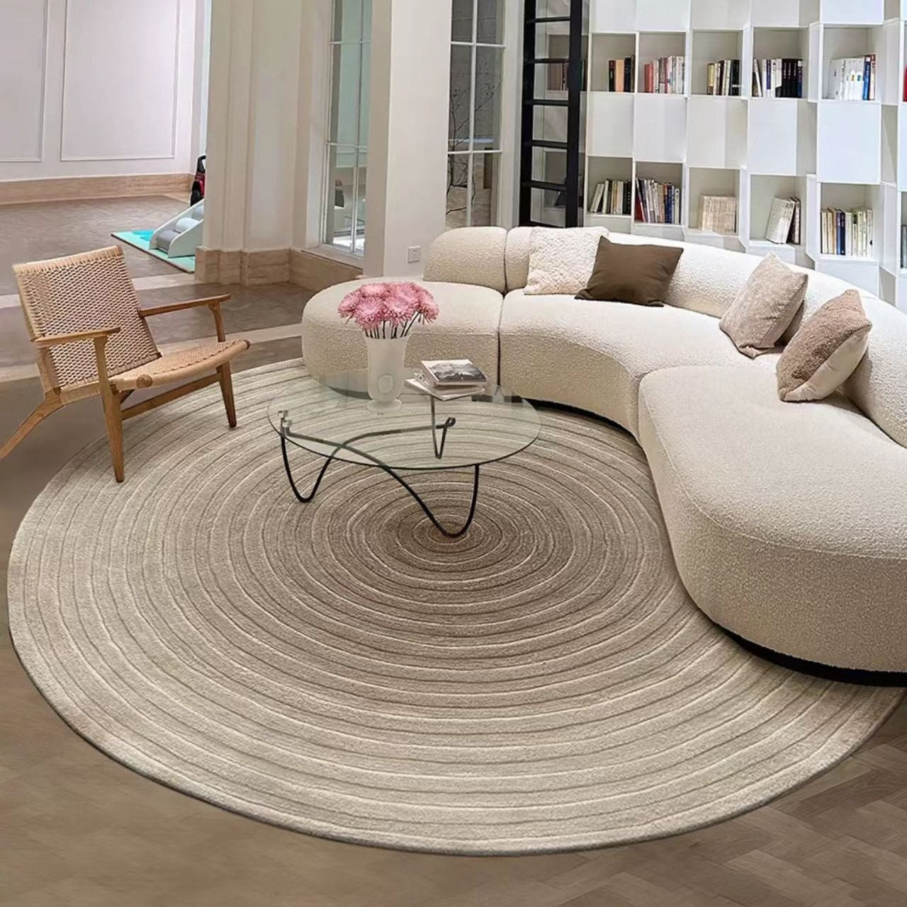 Luxury handmade tufted gun stitch carpet (Saturn)