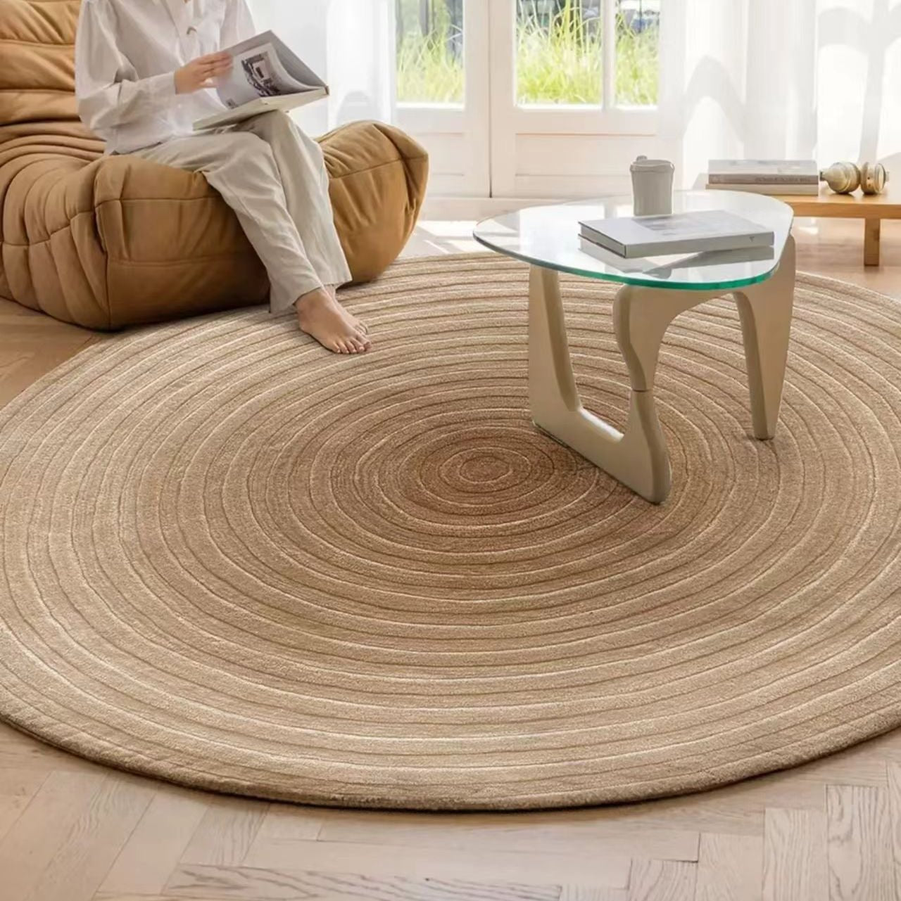 Luxury handmade tufted gun stitch carpet (Saturn)