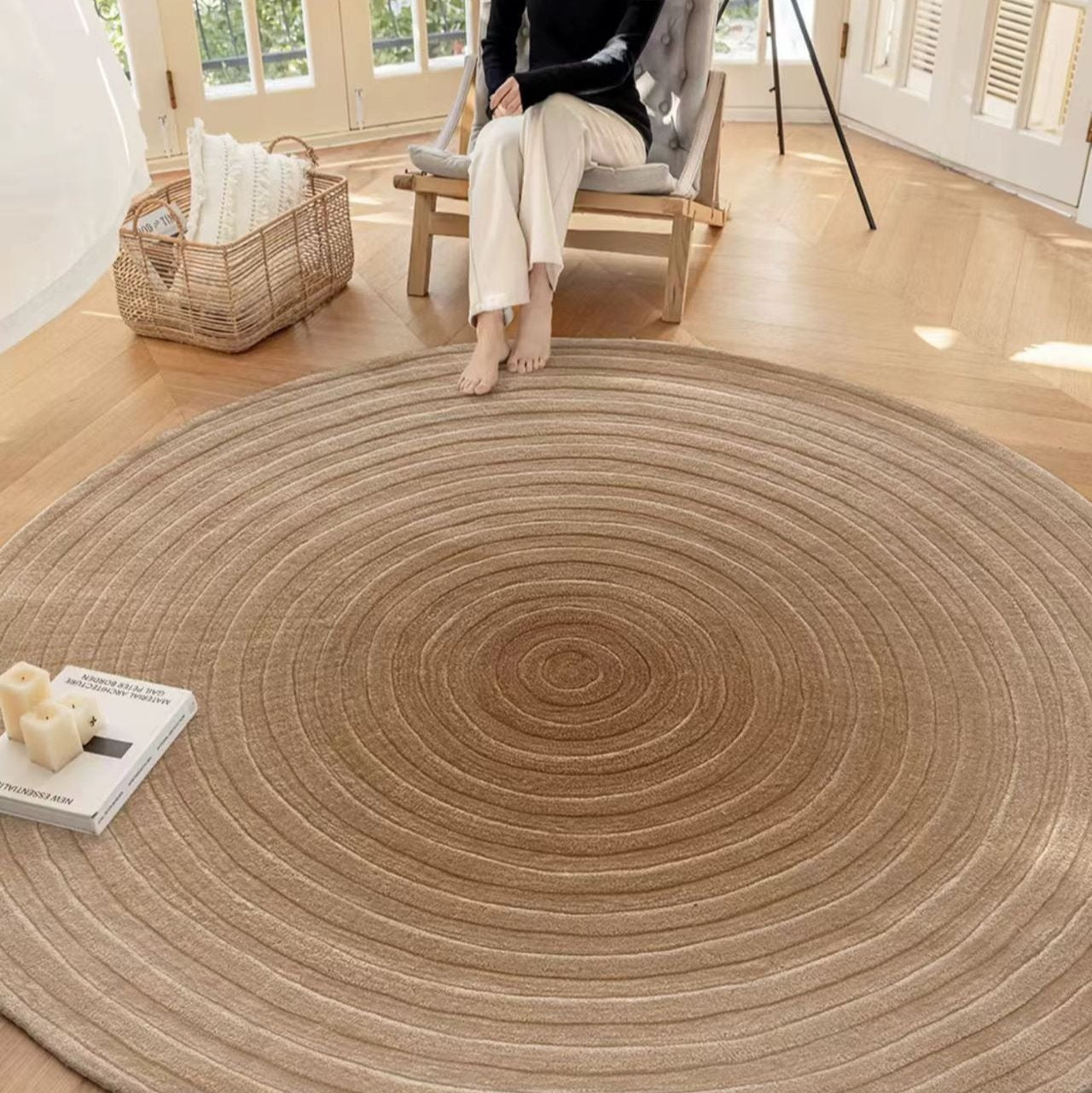 Luxury handmade tufted gun stitch carpet (Saturn)