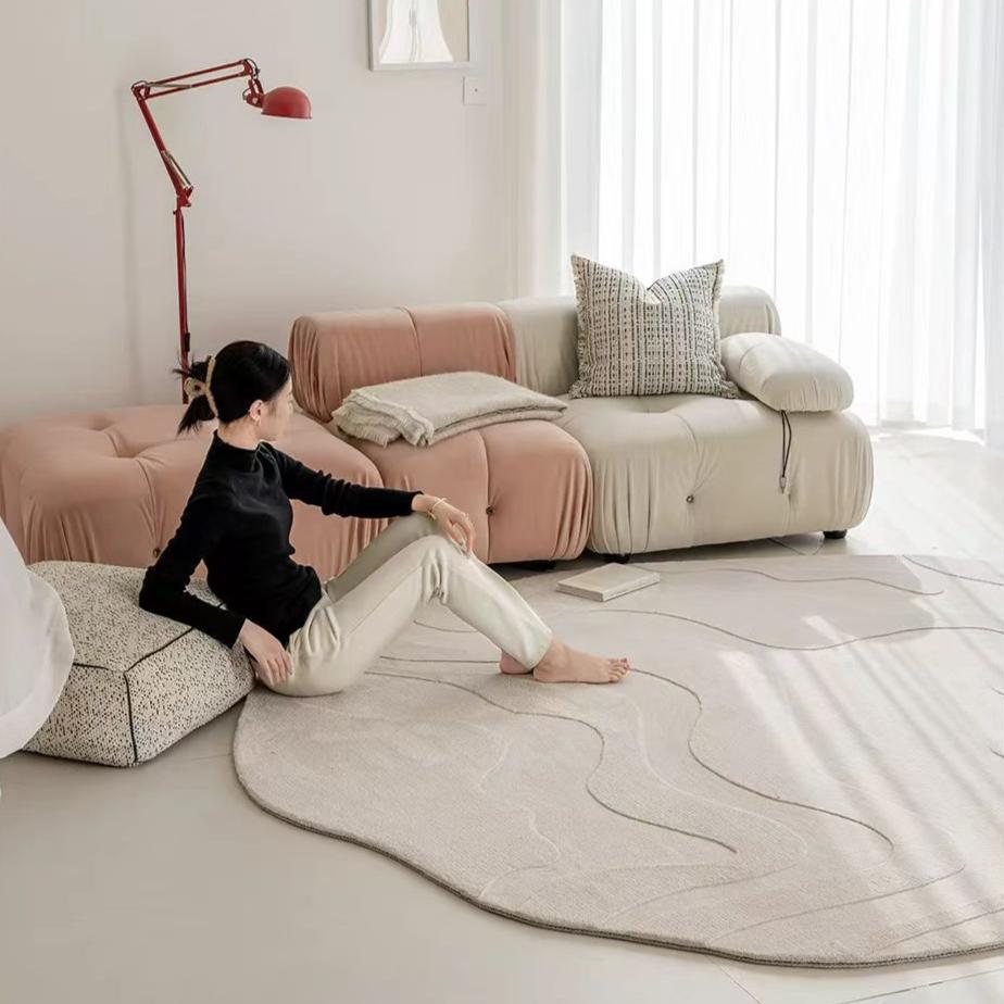 Luxury handmade tufted gun stitch carpet (Island 4)