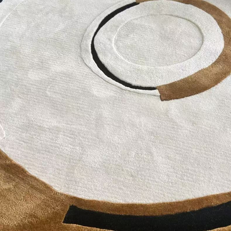 High-quality handmade tufted gun-stitched carpet (circle)