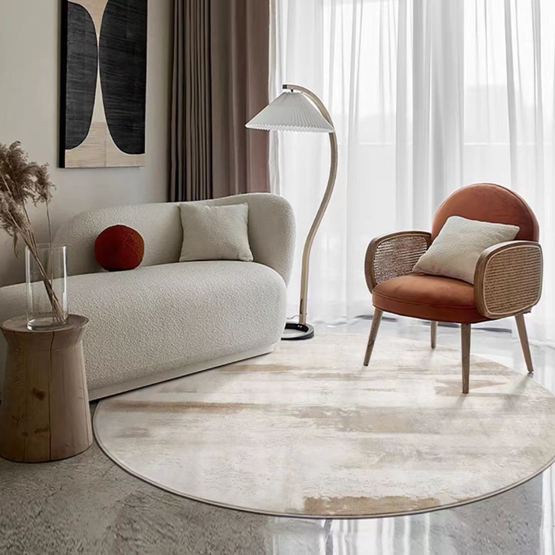 For a clean room! Stylish antibacterial carpet (MOON) 