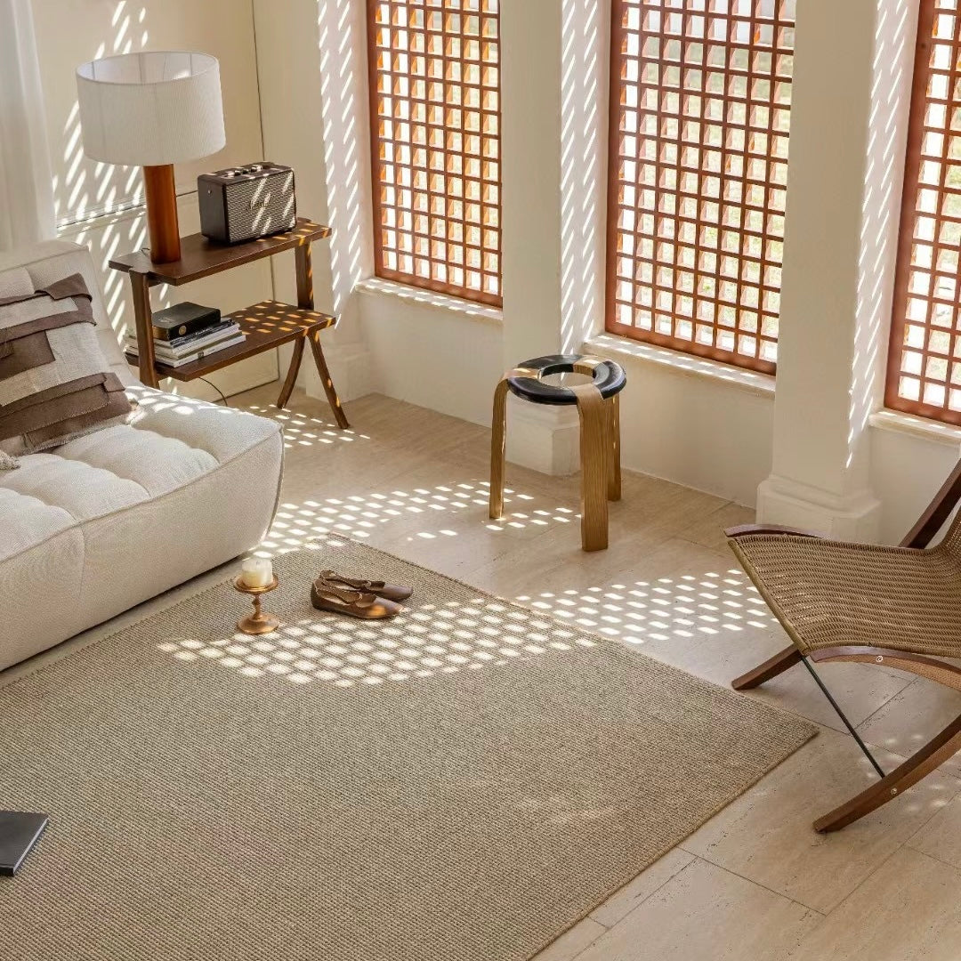 Each piece is handmade. Luxury hand-woven sisal carpet (Amber) 
