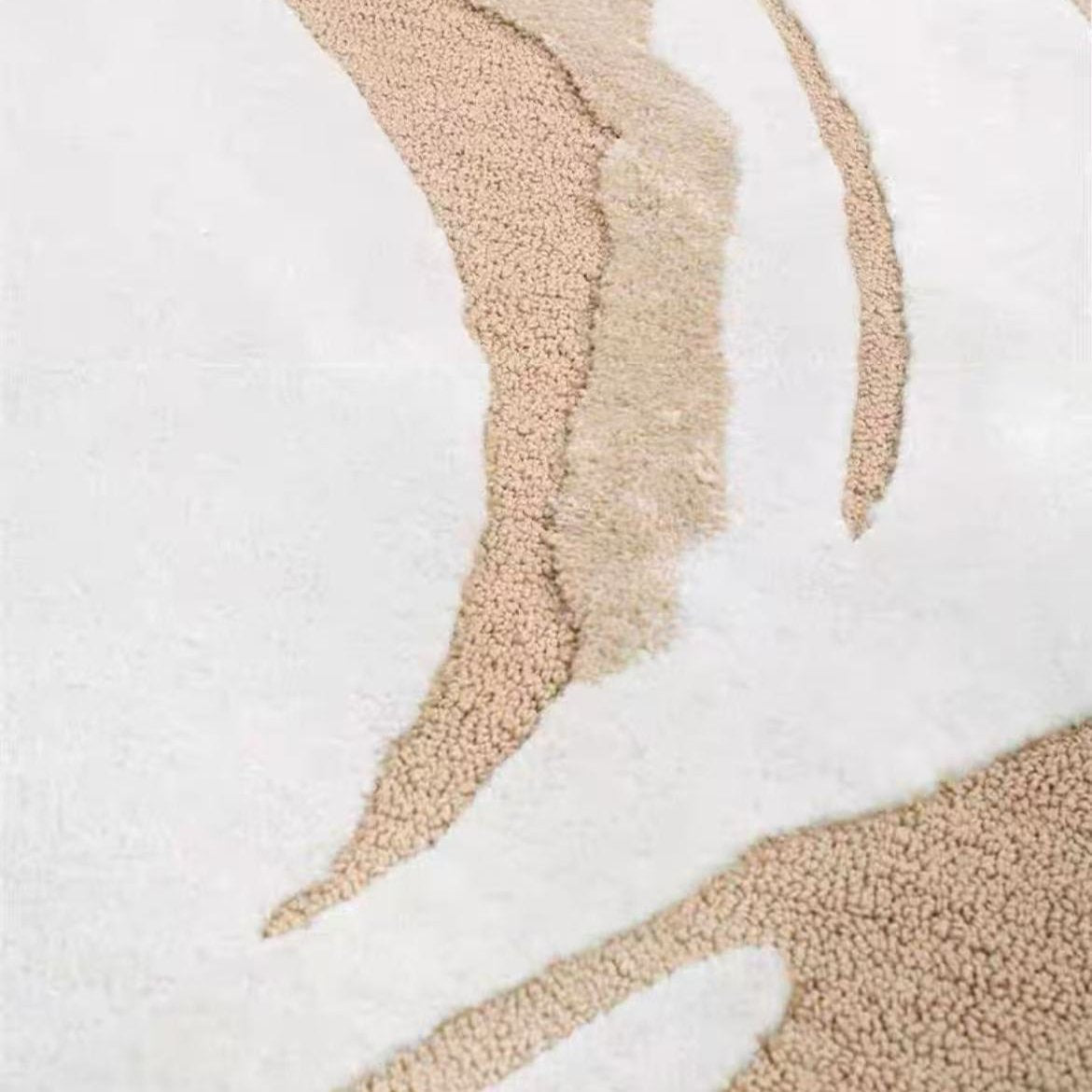 Luxury handmade tufted gun stitch carpet (rose)