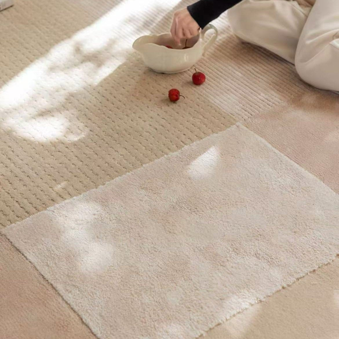 Luxury handmade tufted gun stitch carpet (calmness)