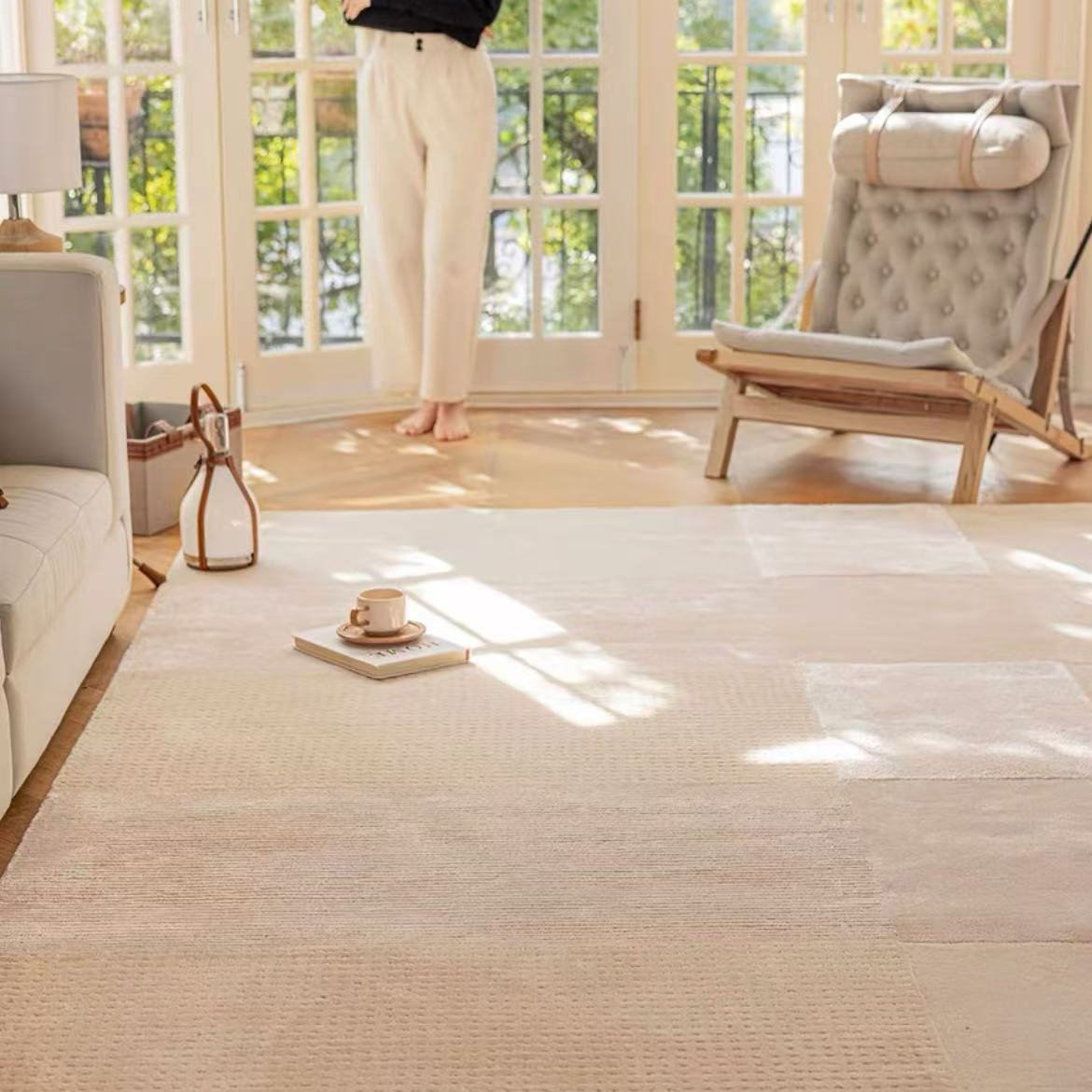 Luxury handmade tufted gun stitch carpet (calmness)