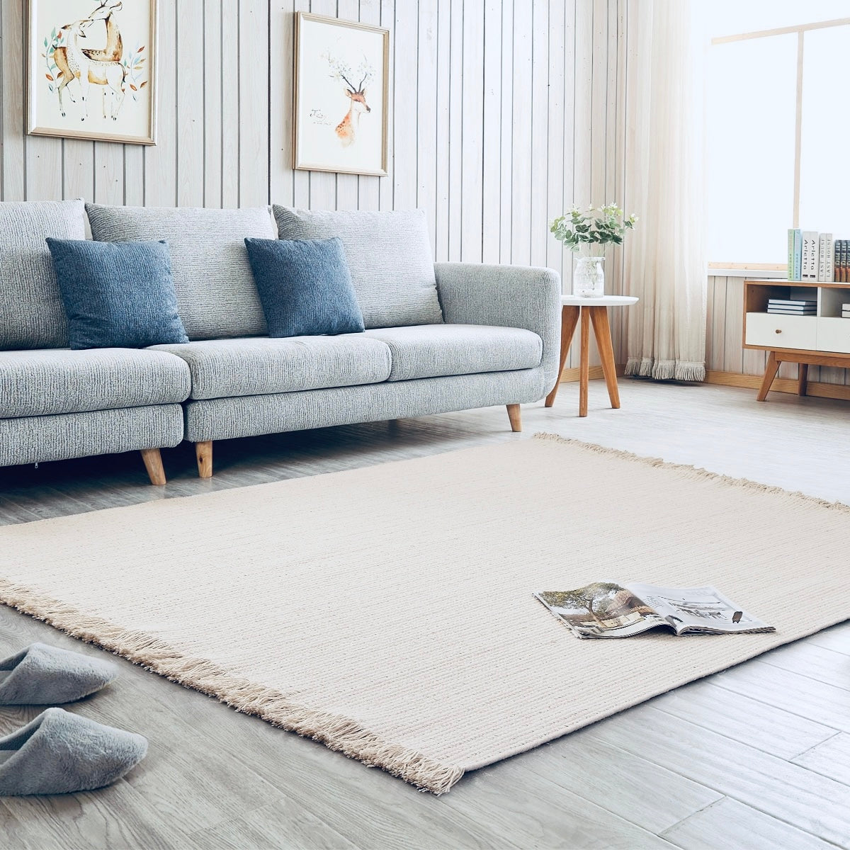 A hand-woven carpet made using only natural materials! A high-quality item that you can use for a long time (SHEPHERD) 
