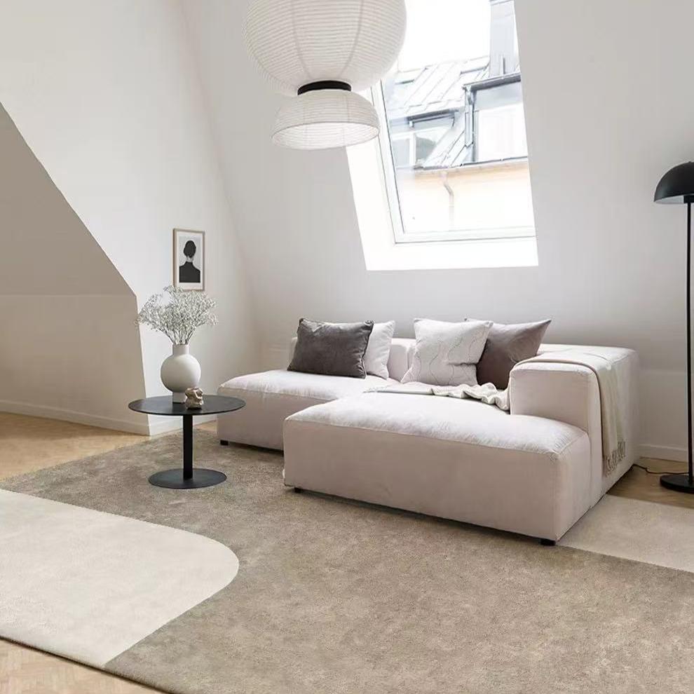 Luxury handmade tufted gun stitch carpet (Riverbank)