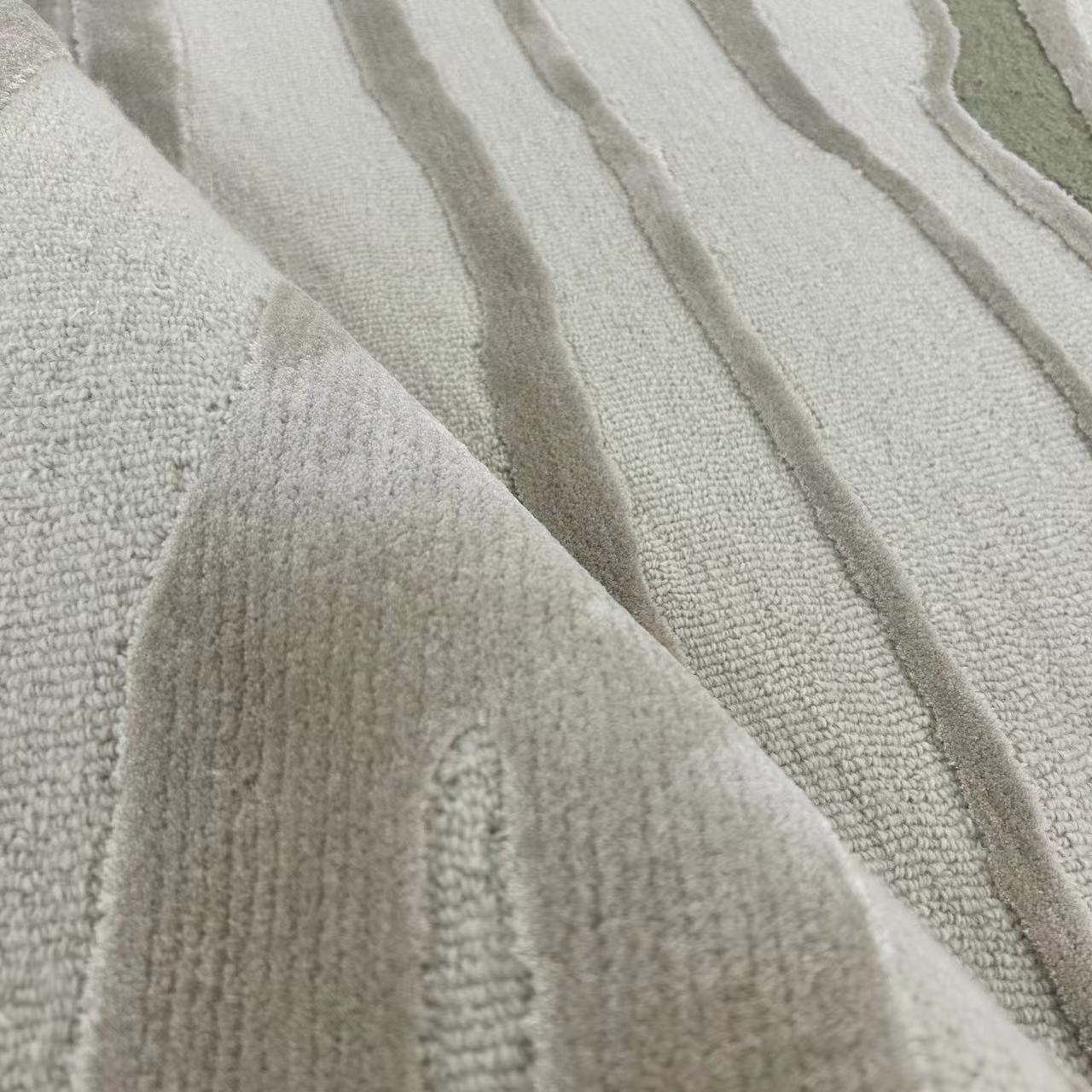 Luxury handmade tufted gun stitch carpet (Stream)