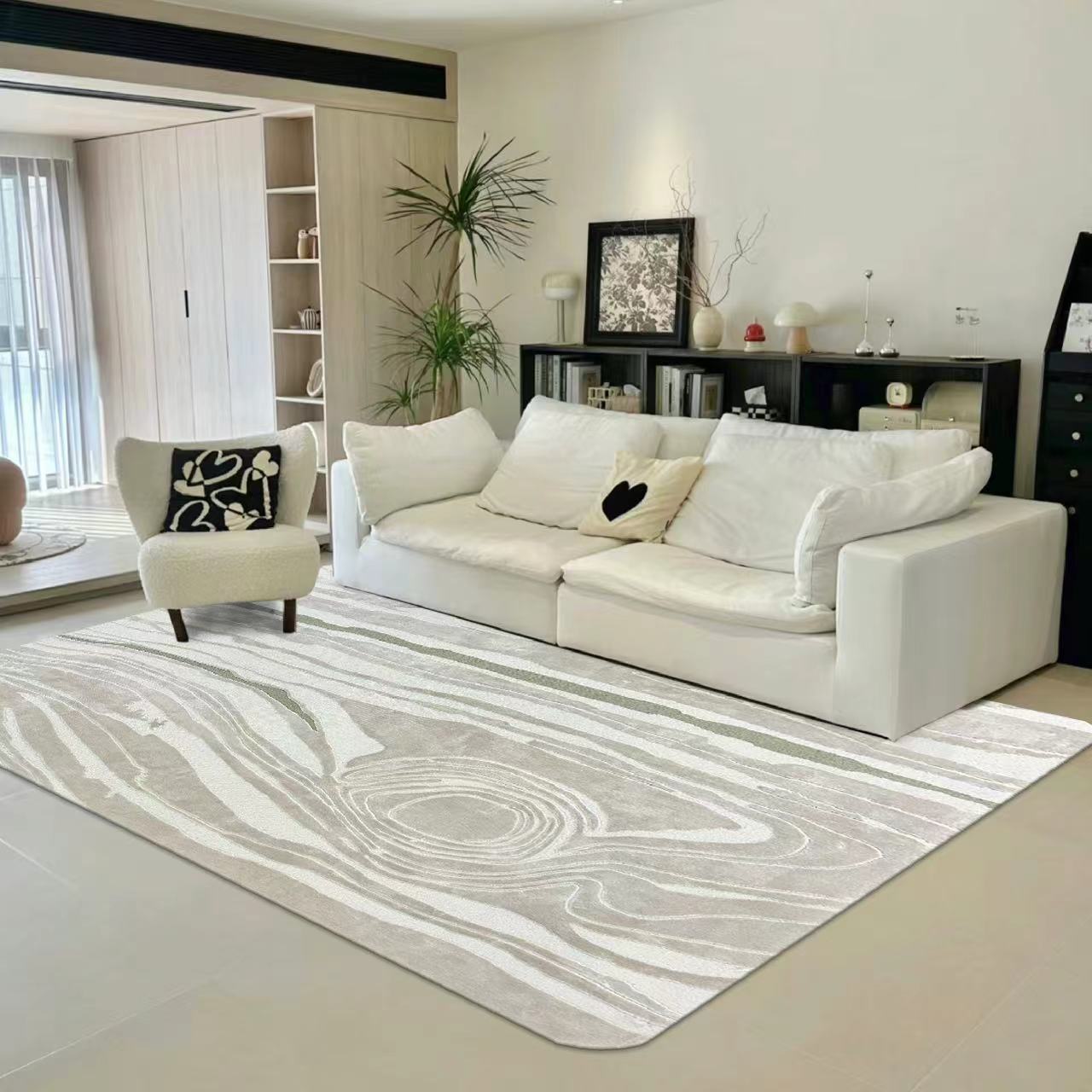 Luxury handmade tufted gun stitch carpet (Stream)