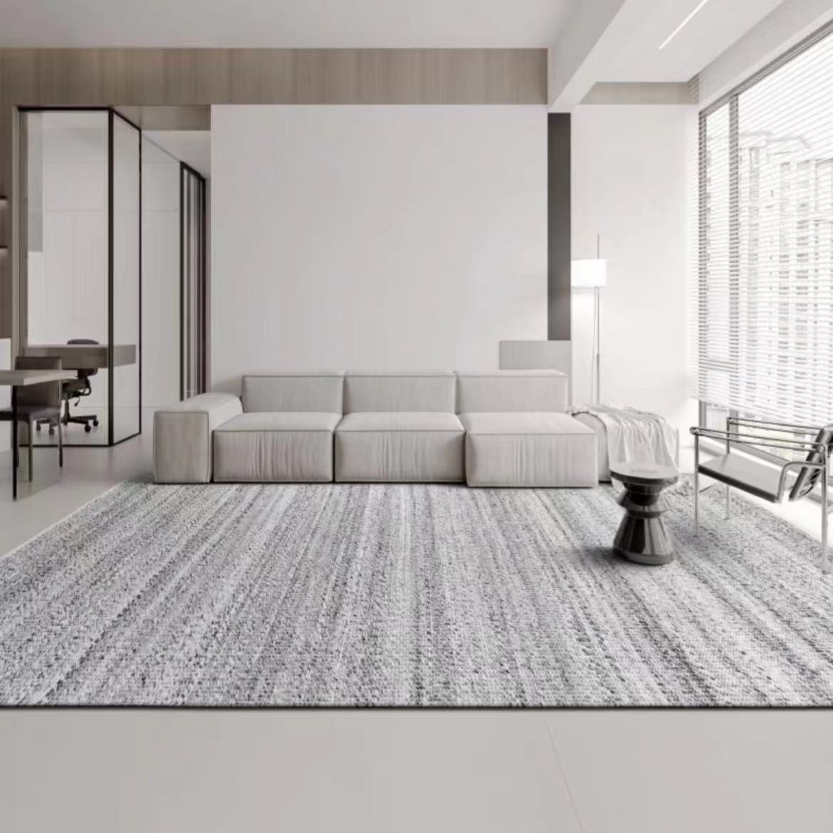 Classic Nordic 3D design Wilton woven carpet (toft)