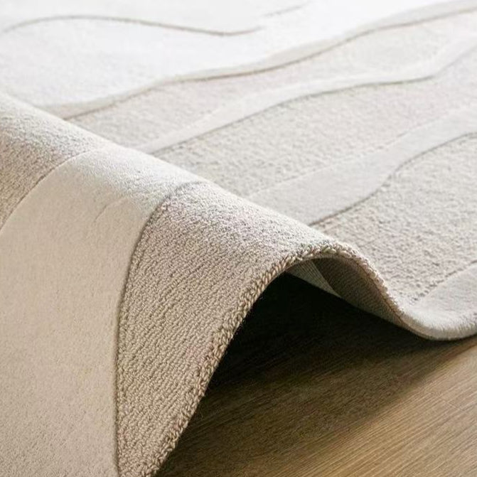 Luxury handmade tufted gun stitch carpet (Waves)
