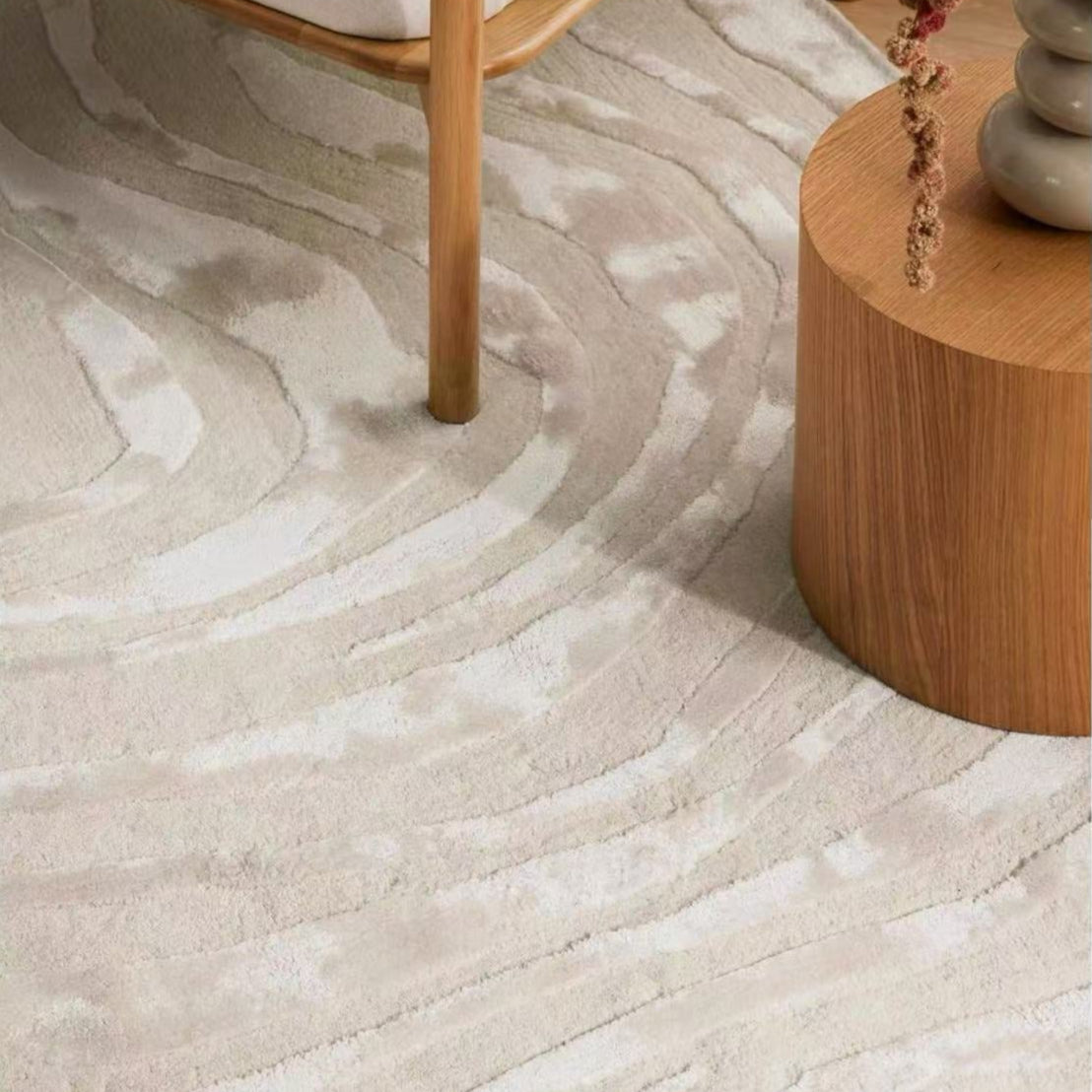Luxury handmade tufted gun stitch carpet (shifting sands)