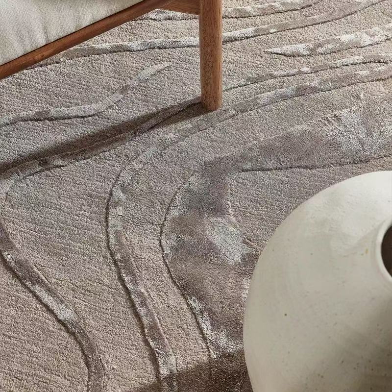 Luxury handmade tufted gun stitch carpet (shifting sands)