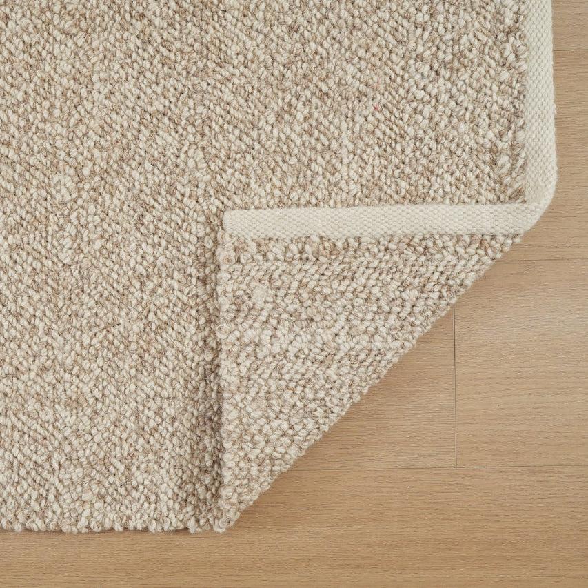 A hand-woven carpet made entirely from natural materials! A high-quality item that you can use for a long time (Twilight Snow)