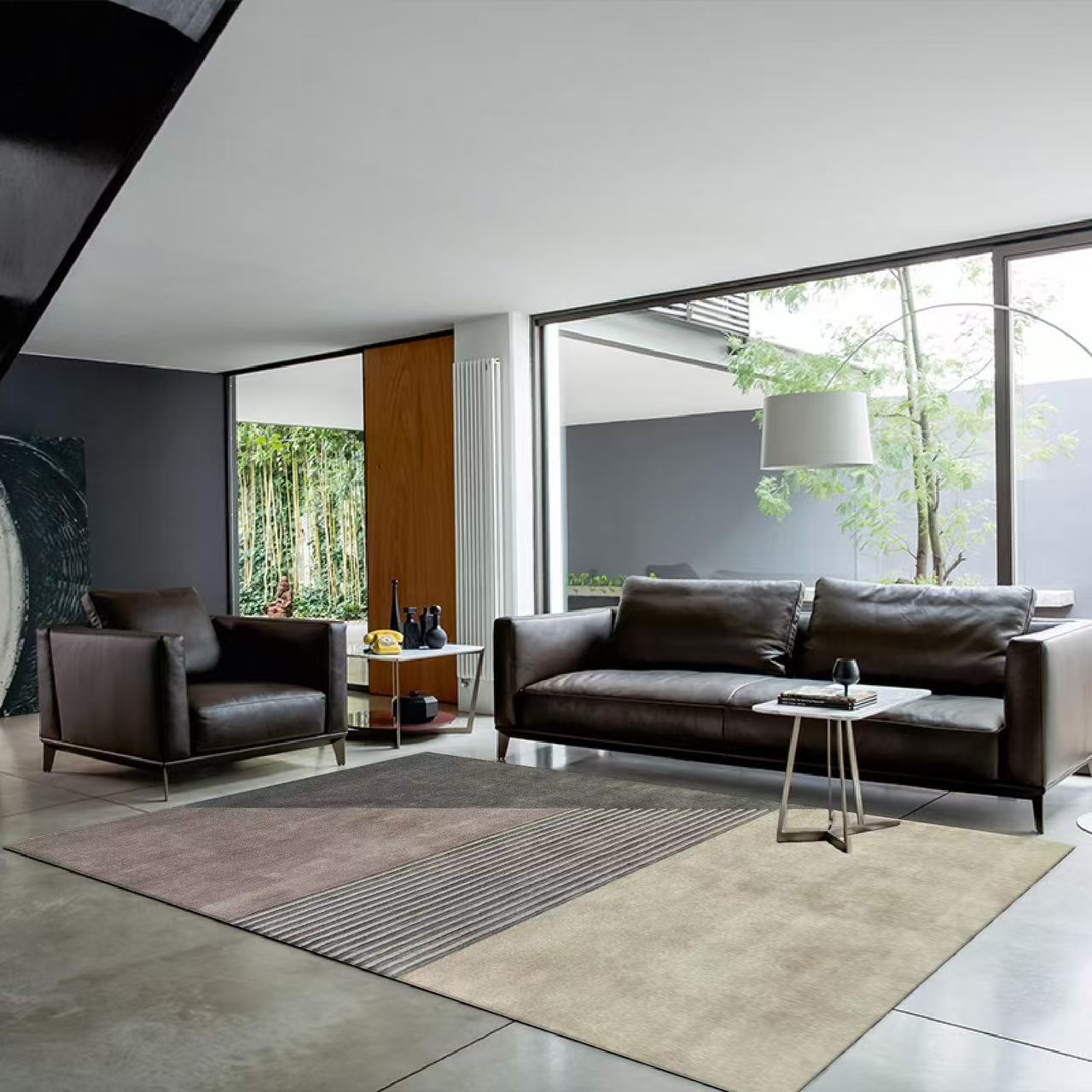 Luxury handmade tufted gun stitch carpet (French module)