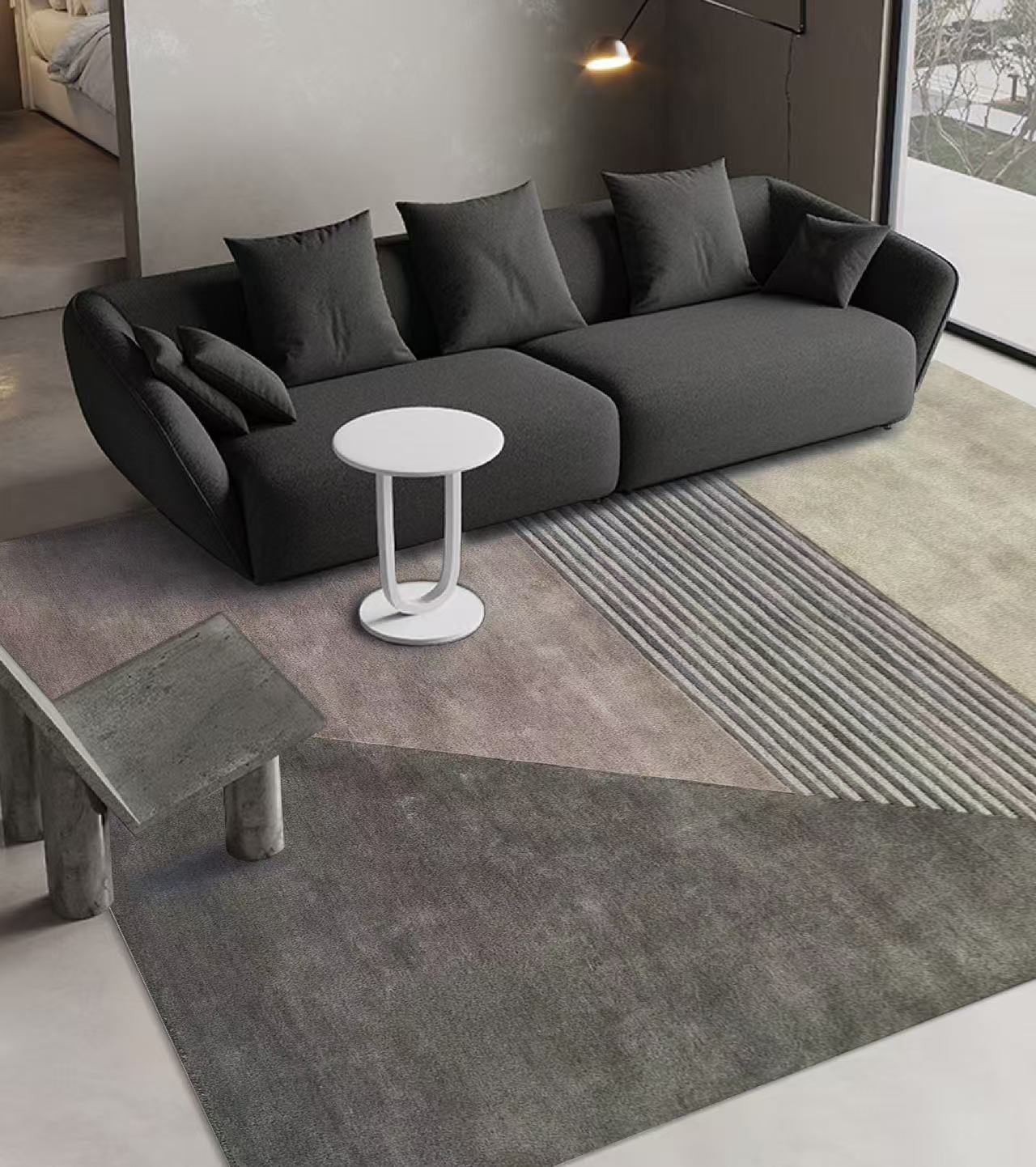 Luxury handmade tufted gun stitch carpet (French module)