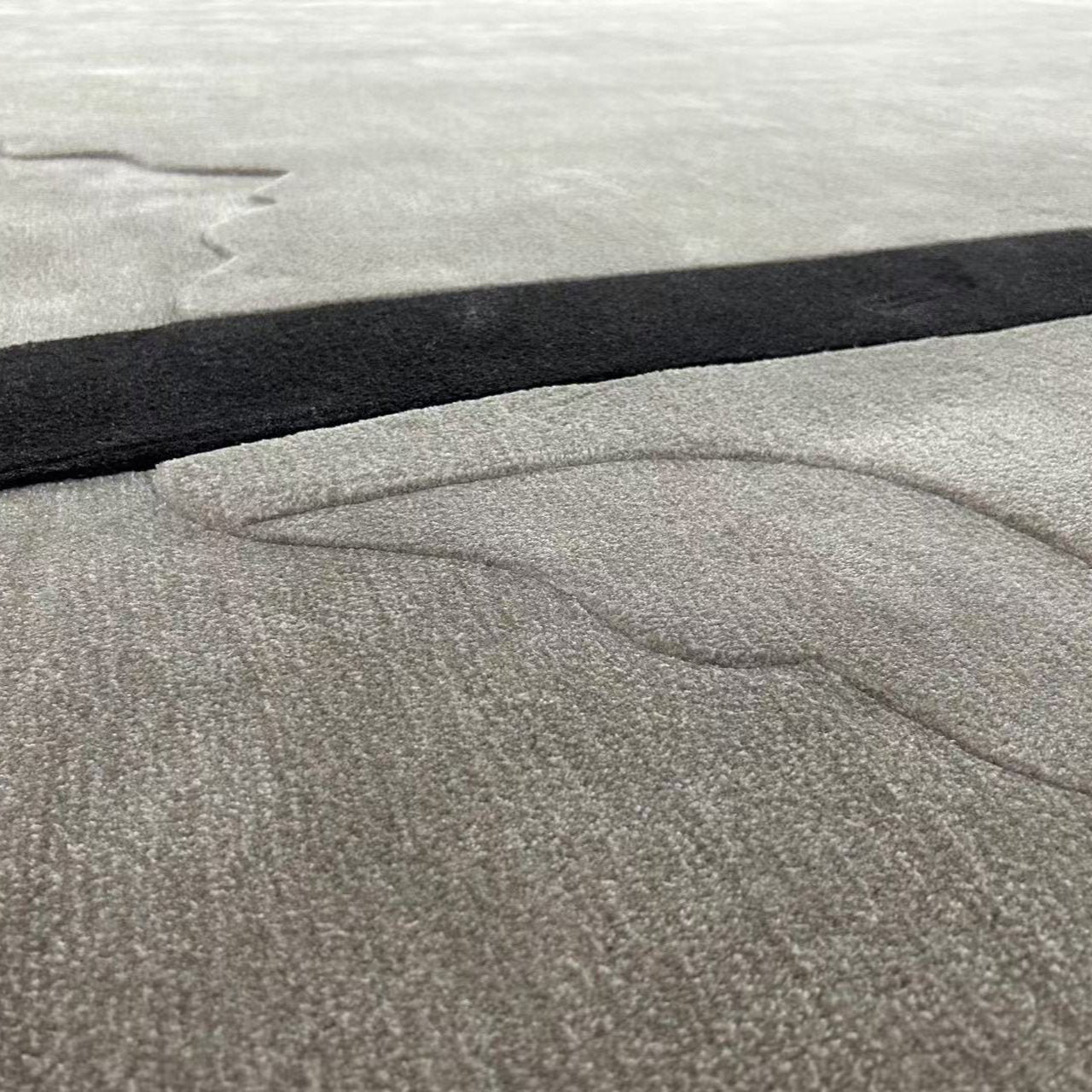 High-quality handmade tufted gun-stitched carpet (ink painting)
