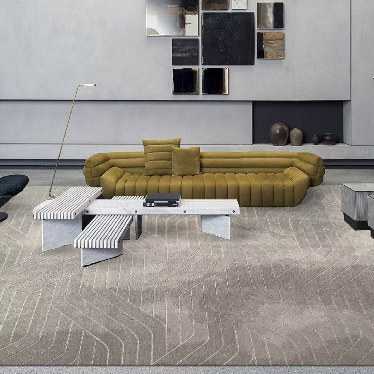 High-quality handmade tufted gun-stitched carpet (regulation)