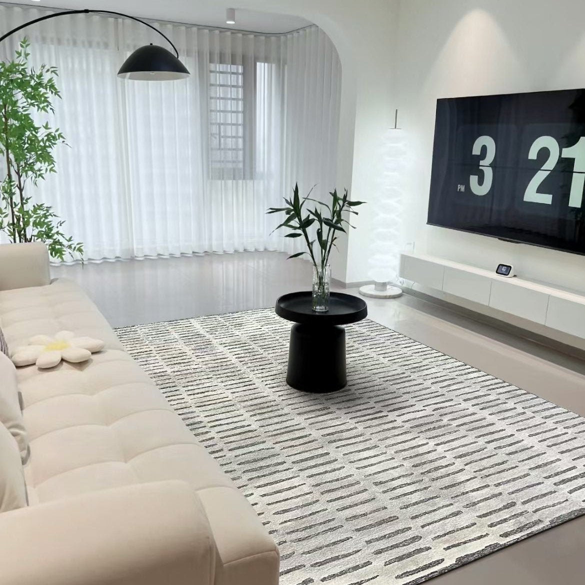 Luxury handmade tufted gun stitch carpet (twig)